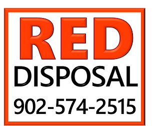 red disposal for dumpster service in New Brunswick