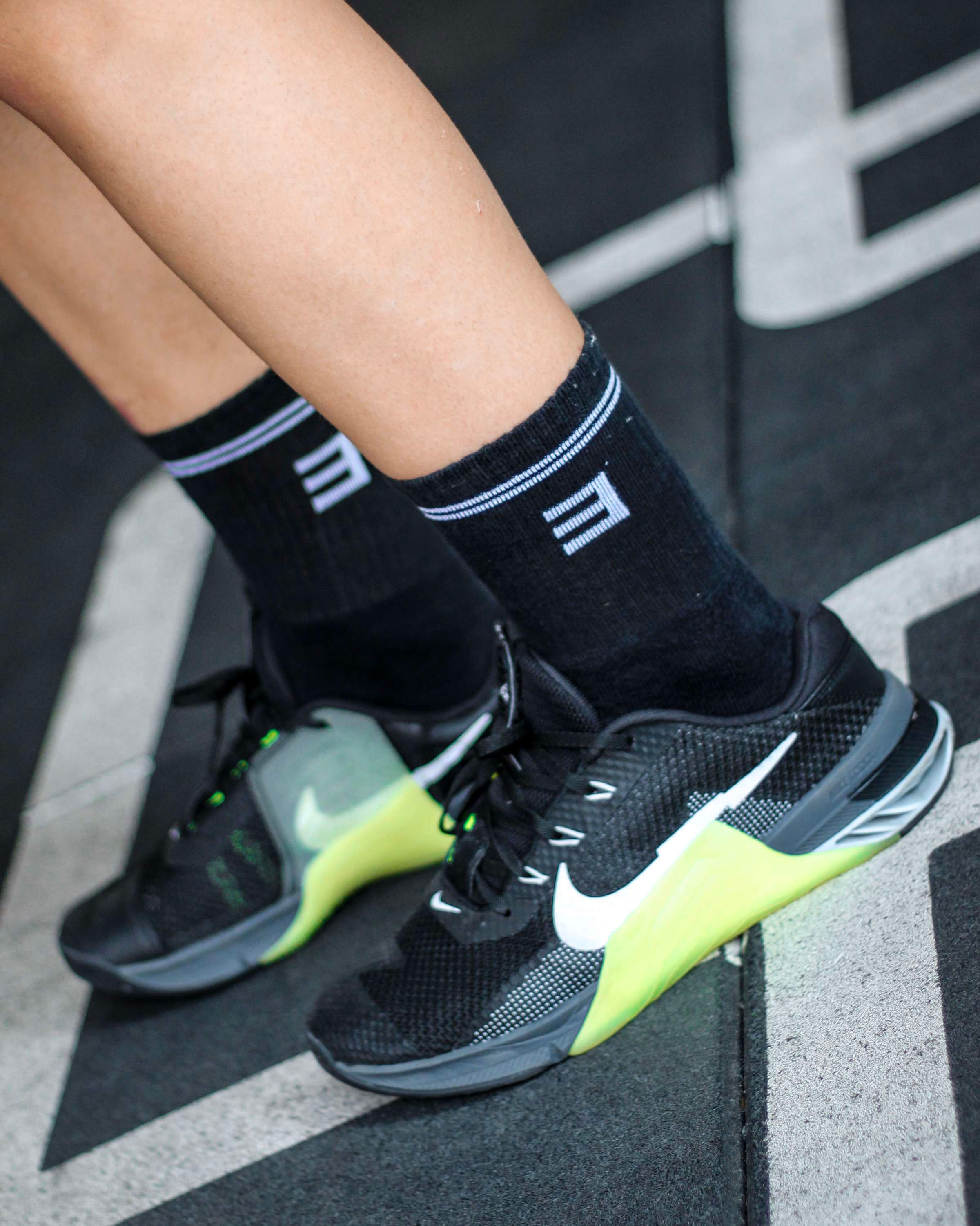 Meia Preta B Cano 3/4