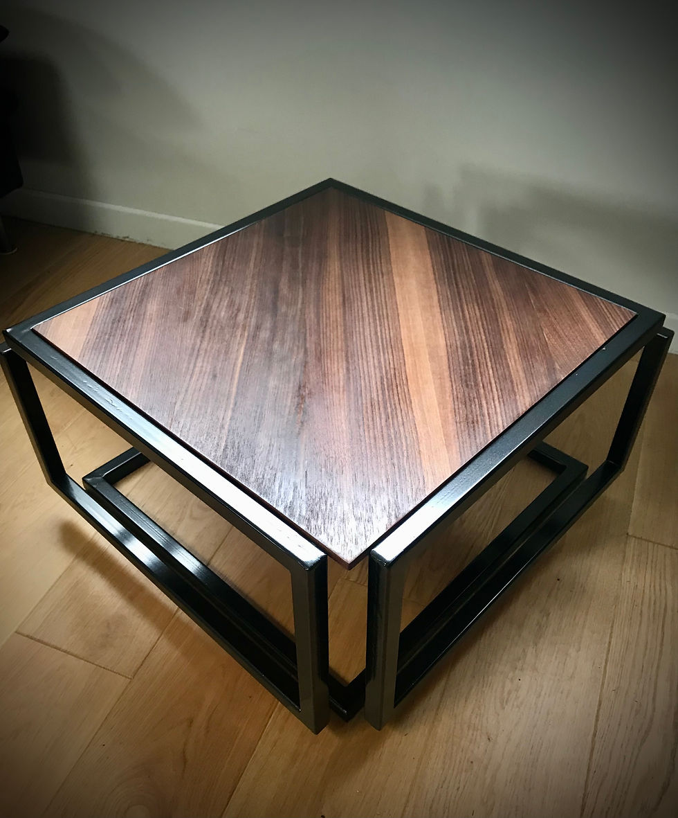 Miniature : Table basse "Infinity" Black/Noyer