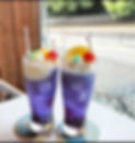 季節のクリームソーダ『星月夜』期間限定(9月~) Seasonal soda float “The starry night”
