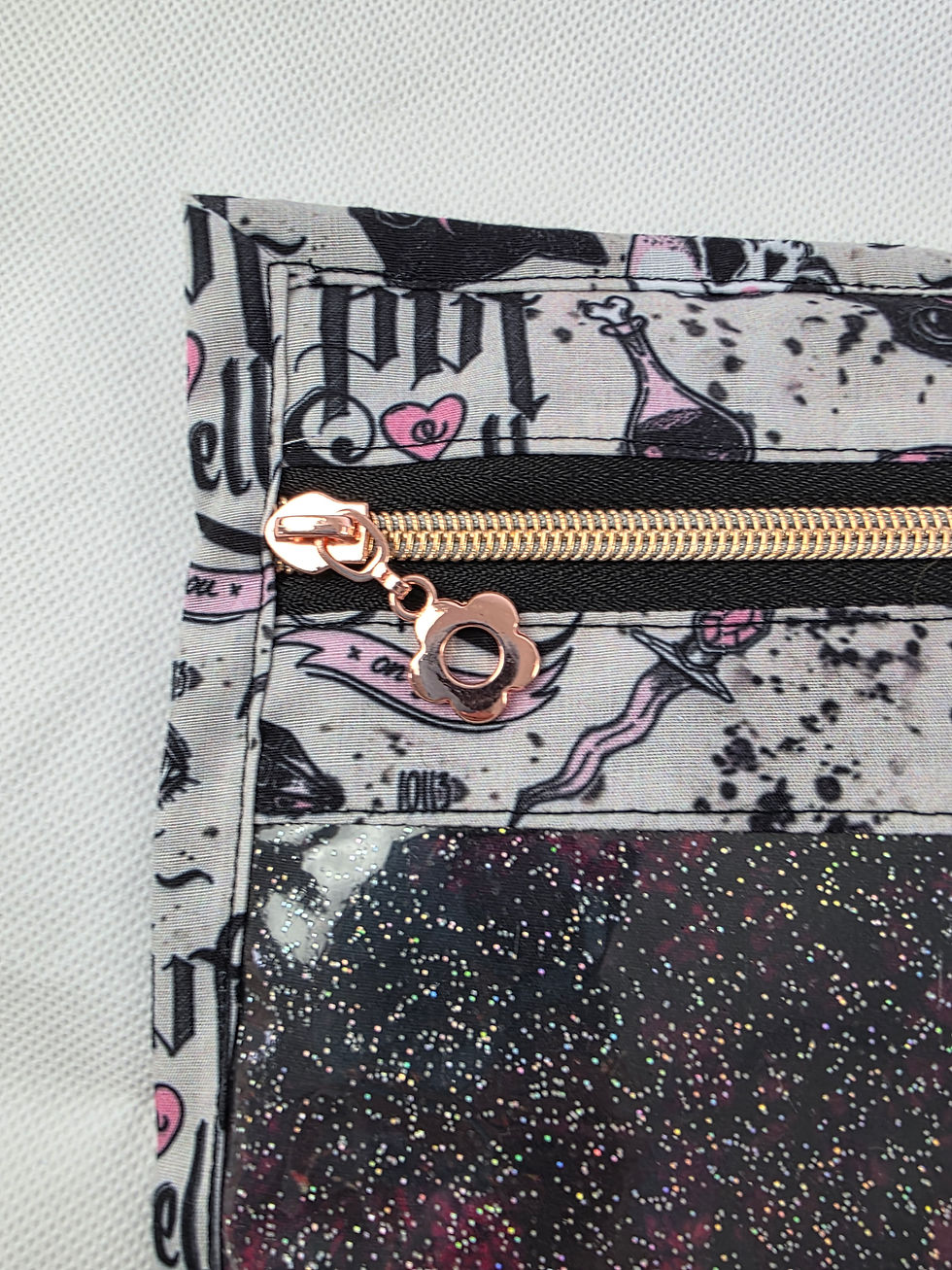 Thumbnail: WIP Project Bag - Spell On You GLITTER front
