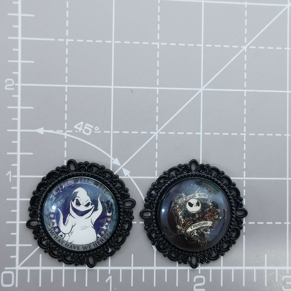 Thumbnail: Needle Minder - Oogie & Pumpkin King Gothic. Nightmare Christmas. Halloween.