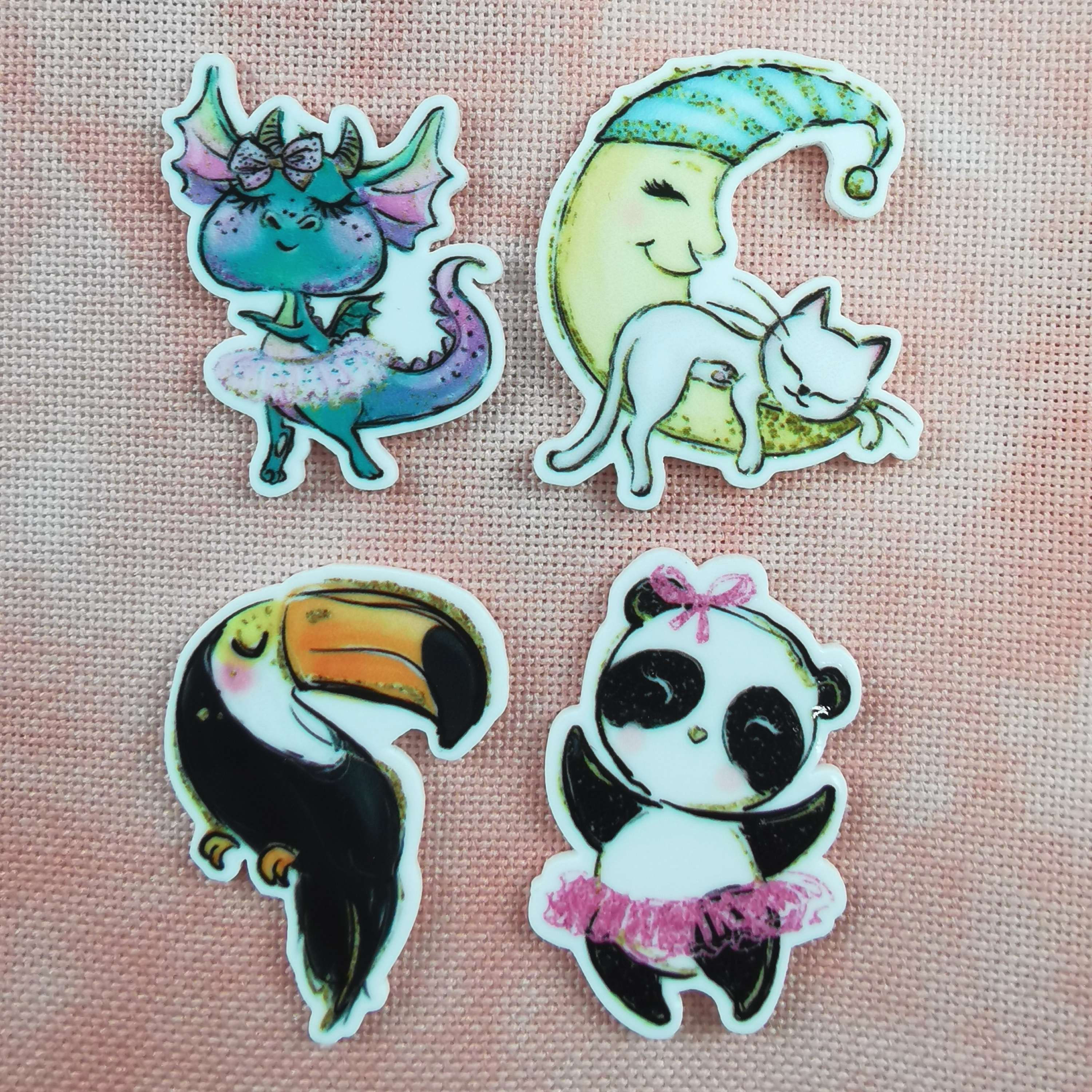 Needle Minder - TuTu Dragon / Panda, Toucan, Sleepy Kitty
