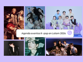 [Agenda 2026] Conciertos K-pop, Fanmeetings en Latam