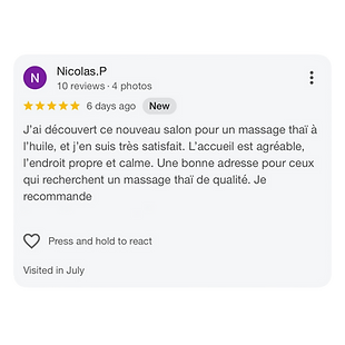 Best massage in Paris