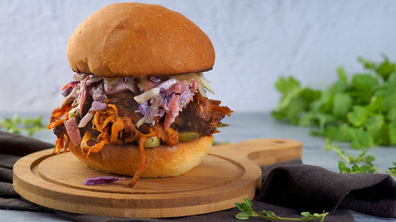 Brisket Pretzel Sandwich