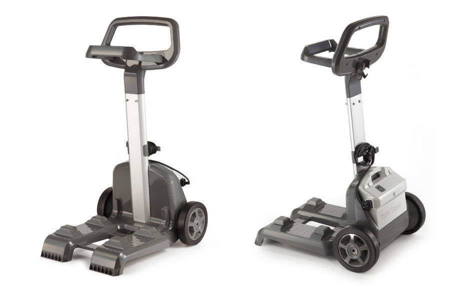 Miniature : Poolroboter Dolphin E30 mit Transportwagen