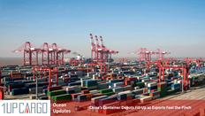 China’s container depots fill up as exports feel the pinch.