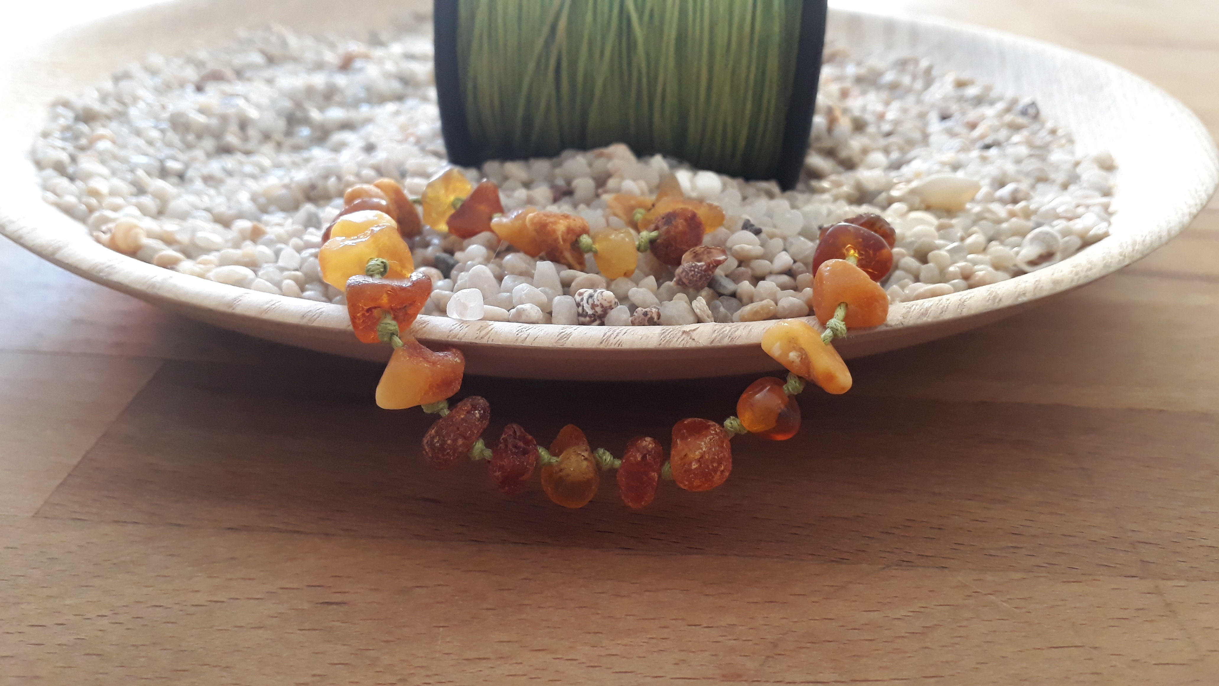 Bernsteinkette-grün