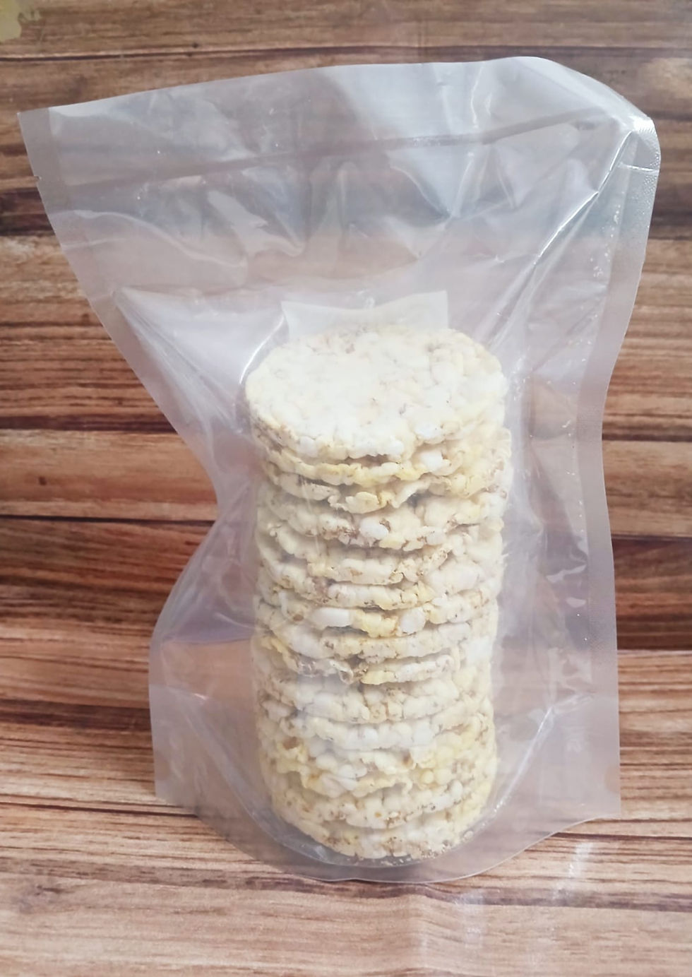 Thumbnail: Satjeevan Organic Sweet Corn Rice Crackers 100g