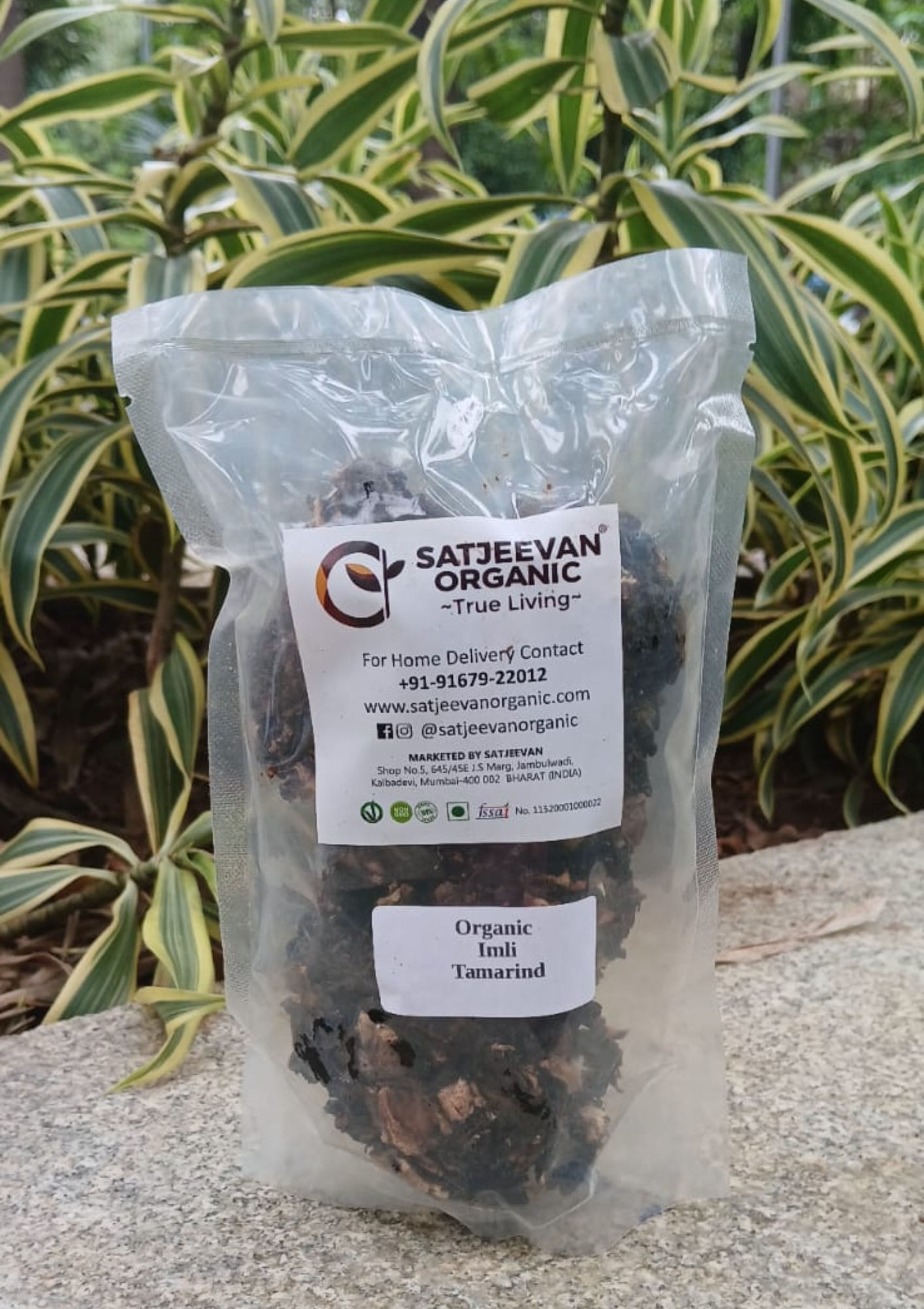 Satjeevan Organic Imli Tamarind 250g