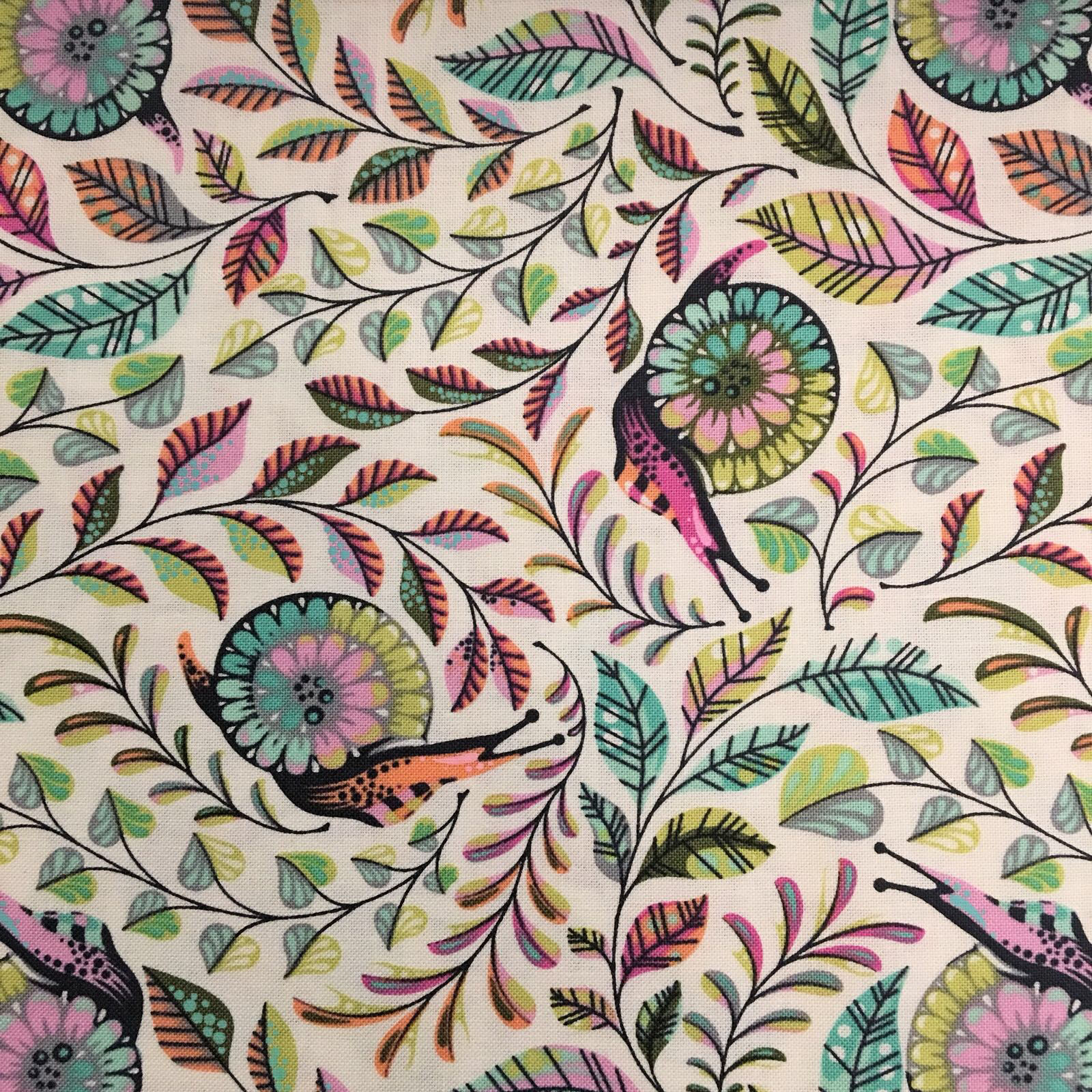 Tula Pink – Slow and Steady – Pit Crew – Strawberry Kiwi #PWTP086