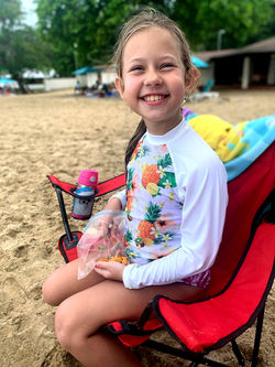 DAKINE GIRLS CLASSIC LS RASHGUARD - KIWI PINEAPPLE