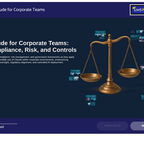 Claude Training for Corporate Teams: Compliance, Risk, and Controls