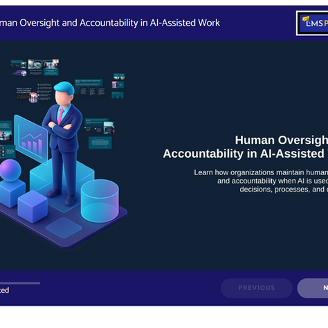 AI Governance Training: Human Oversight and Accountability in the Workplace