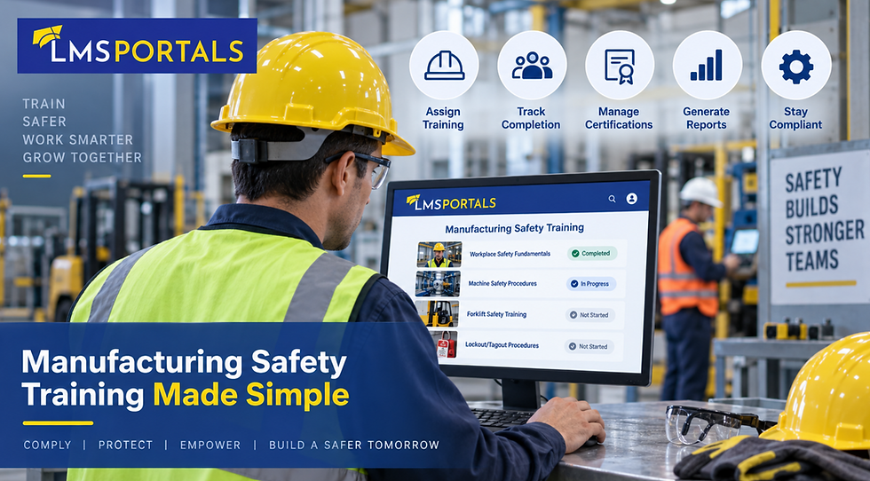 How Can an LMS Track Manufacturing Safety Training?