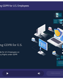 GDPR for U.S. Employees: Practical Compliance Training