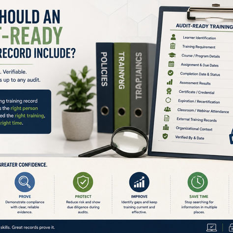 What Should an Audit-Ready Training Record Include?