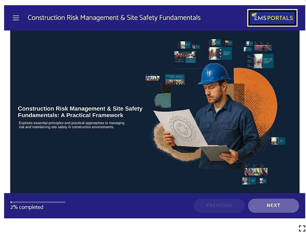 Addressing Risks On Site Construction Risk Management & Site Safety Fundamentals Training