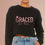 Thumbnail: Cropped  crew neck sweatshirt