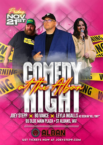 Joey Stepp adult comedy show 