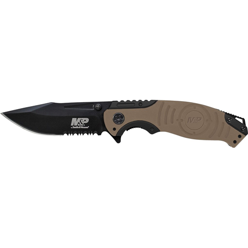 Liner Lock, 8Cr13MoV Drop Point Blade, Thumb … Index Flipper, Gold/Black Handle