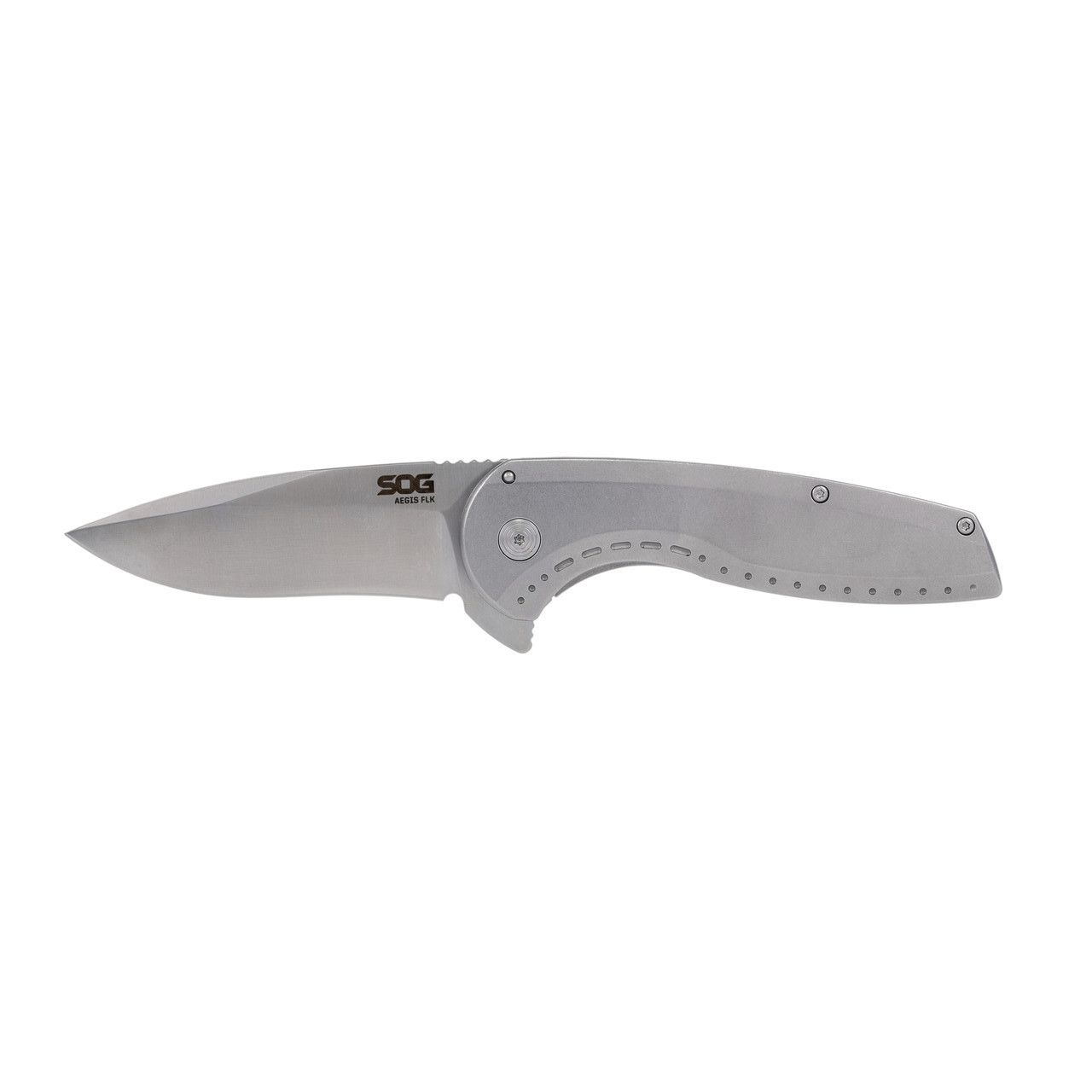 SOG Aegis FLK 2.0 Frame Lock 14-41-03-43 … Stainless Steel Pocket Knife