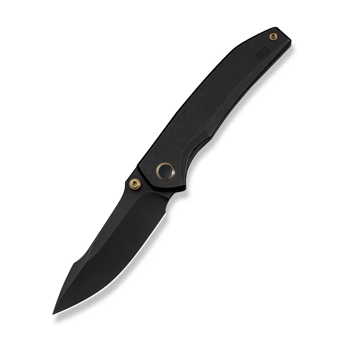 Ryson Thumb Stud Knife Black Titanium Handle … Stonewashed Bohler M390 Blade)