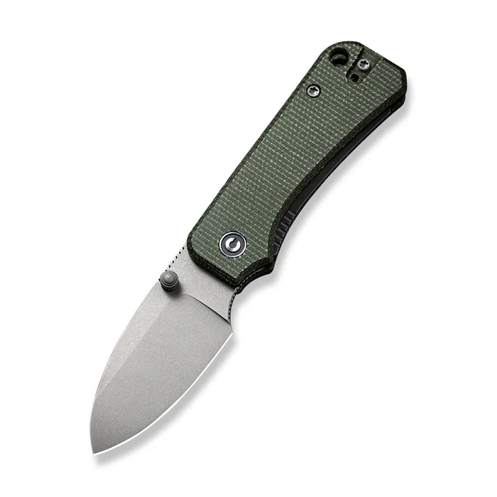 CIVIVI Baby Banter Thumb Stud Knife Micarta … (2.34" Nitro-V Blade) C19068SB-1