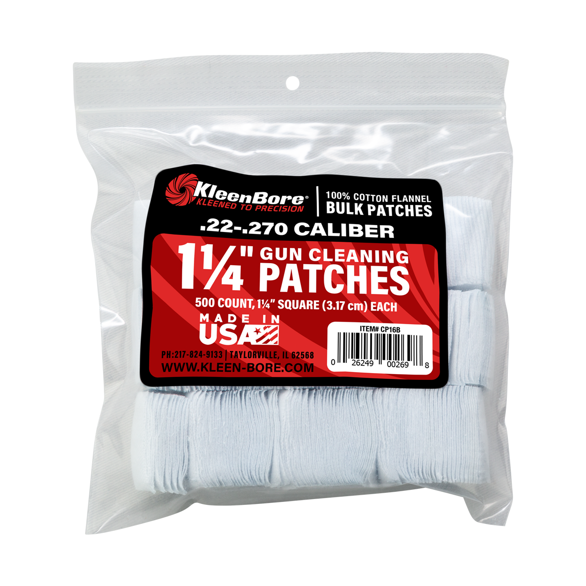 Cleaning Patches 1-1/4"