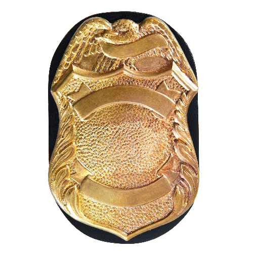 Model 7350-04 Badge Holder Oval, Clip-On