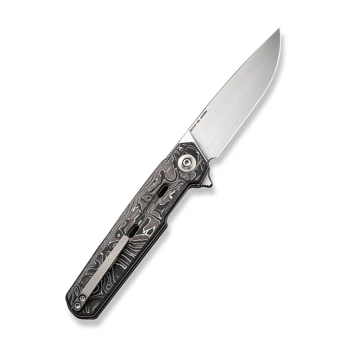 WEKNIFE Navo Flipper Knife Carbon Fiber Handle (3.25" CPM 20CV Blade) WE22026-6