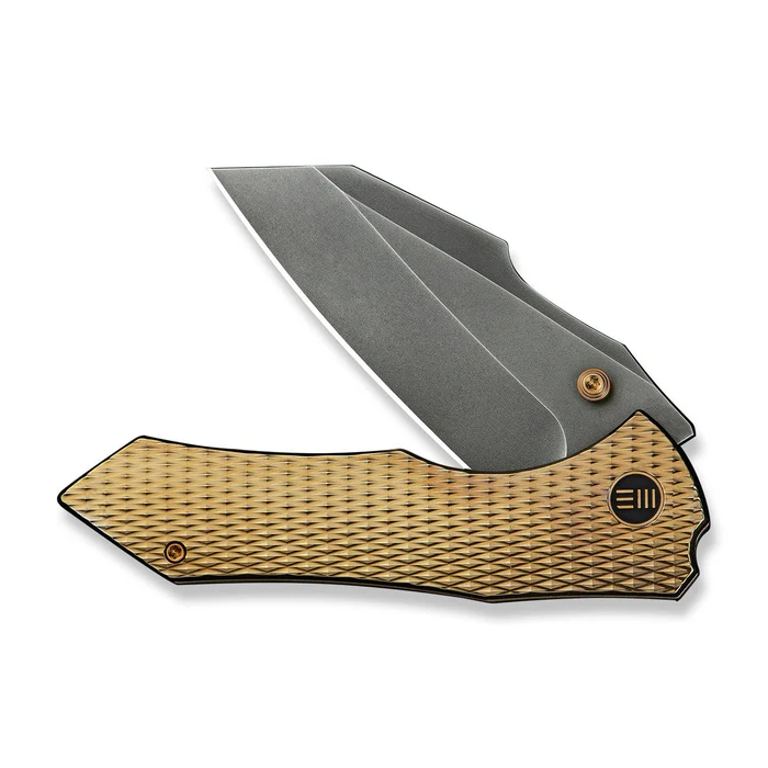 WEKNIFE High-Fin XL Thumb Stud Knife Diamond … Gray CPM 20CV Blade) WE24010-3