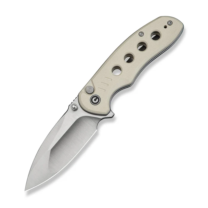 CIVIVI Triptych Flipper & Thumb Stud & Button … Satin Finished 14C28N Blade)