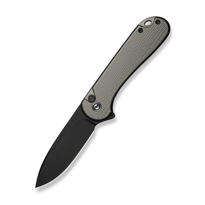 CIVIVI Button Lock Elementum II Flipper Knife … Handle (2.96" Nitro-V Blade)