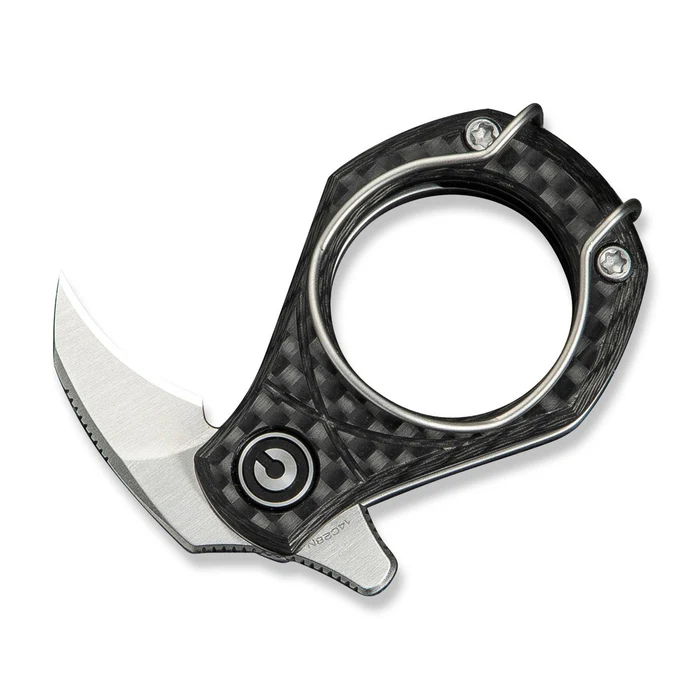 CIVIVI Pyrus Slip Joint Utility Knife Carbon Fiber Handle (0.65" 14C28N Blade)