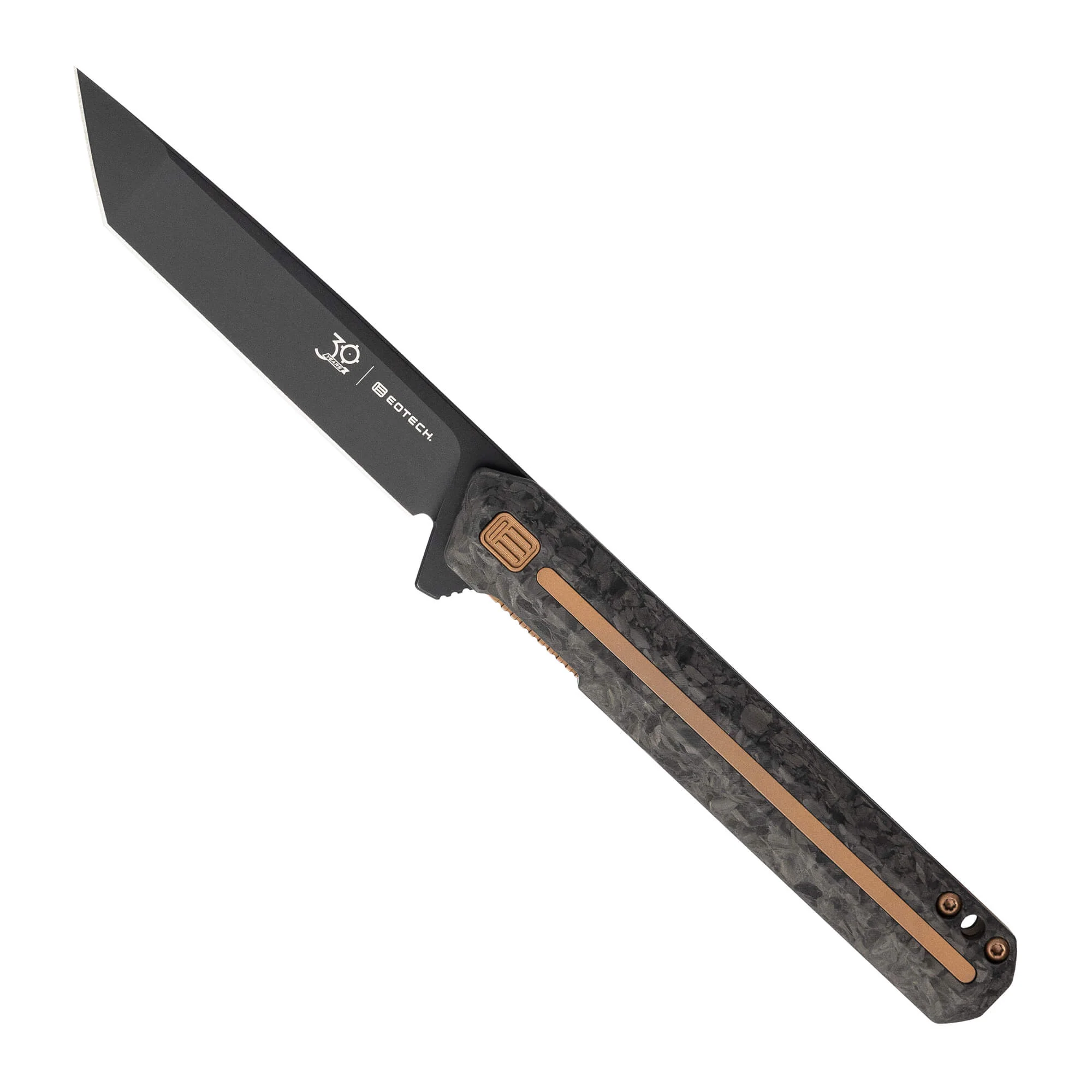 EOTech F2 Bravo 3.3" Folding Knife, Forged Carbon