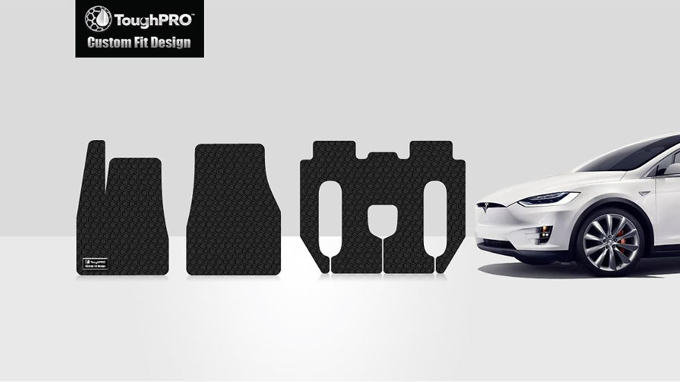 ToughPRO Tesla Model X floor Mats Set All Weather TESLIFT Inc.