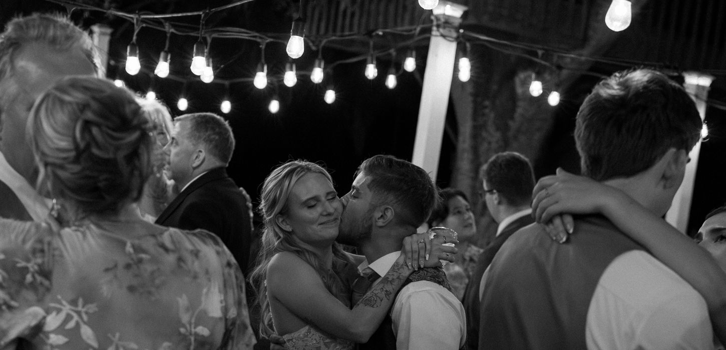 bride and groom wedding reception at twisted oak farm wedding venue in vero beach, florida