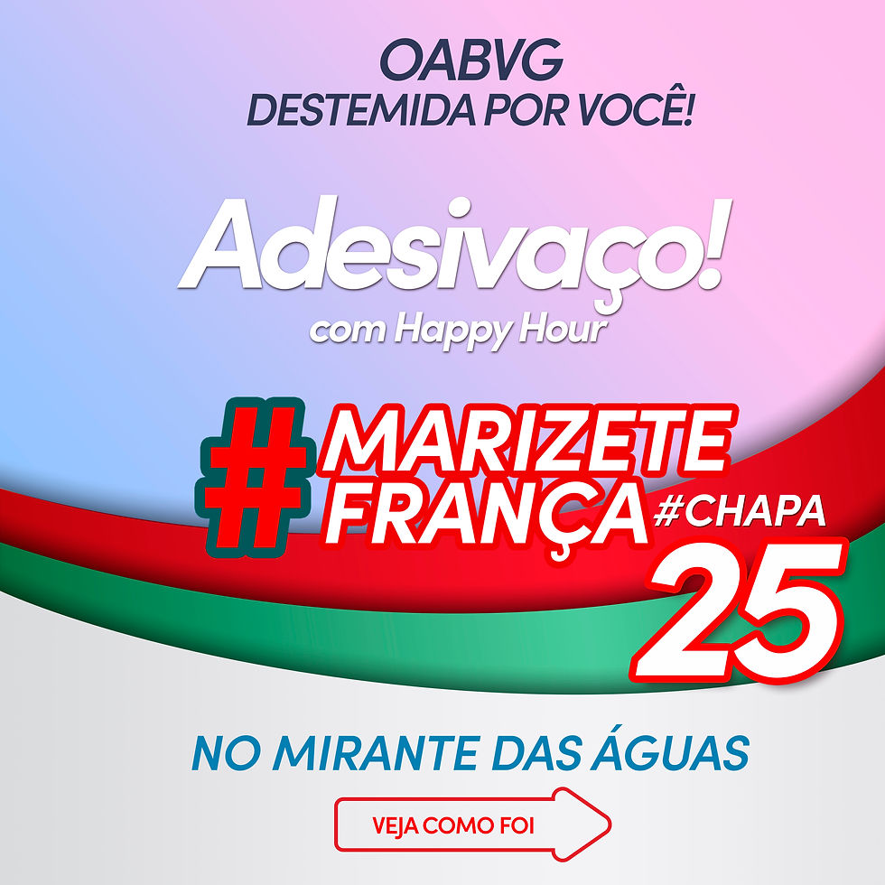 CAPA POST - MARIZETE FRANCA ADESIVAÇO