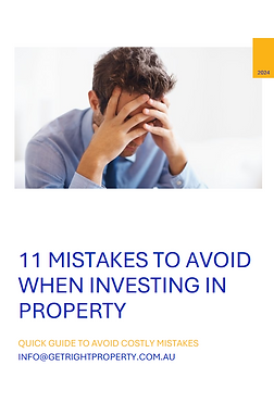 11 Mistakes to avoid when investing in property