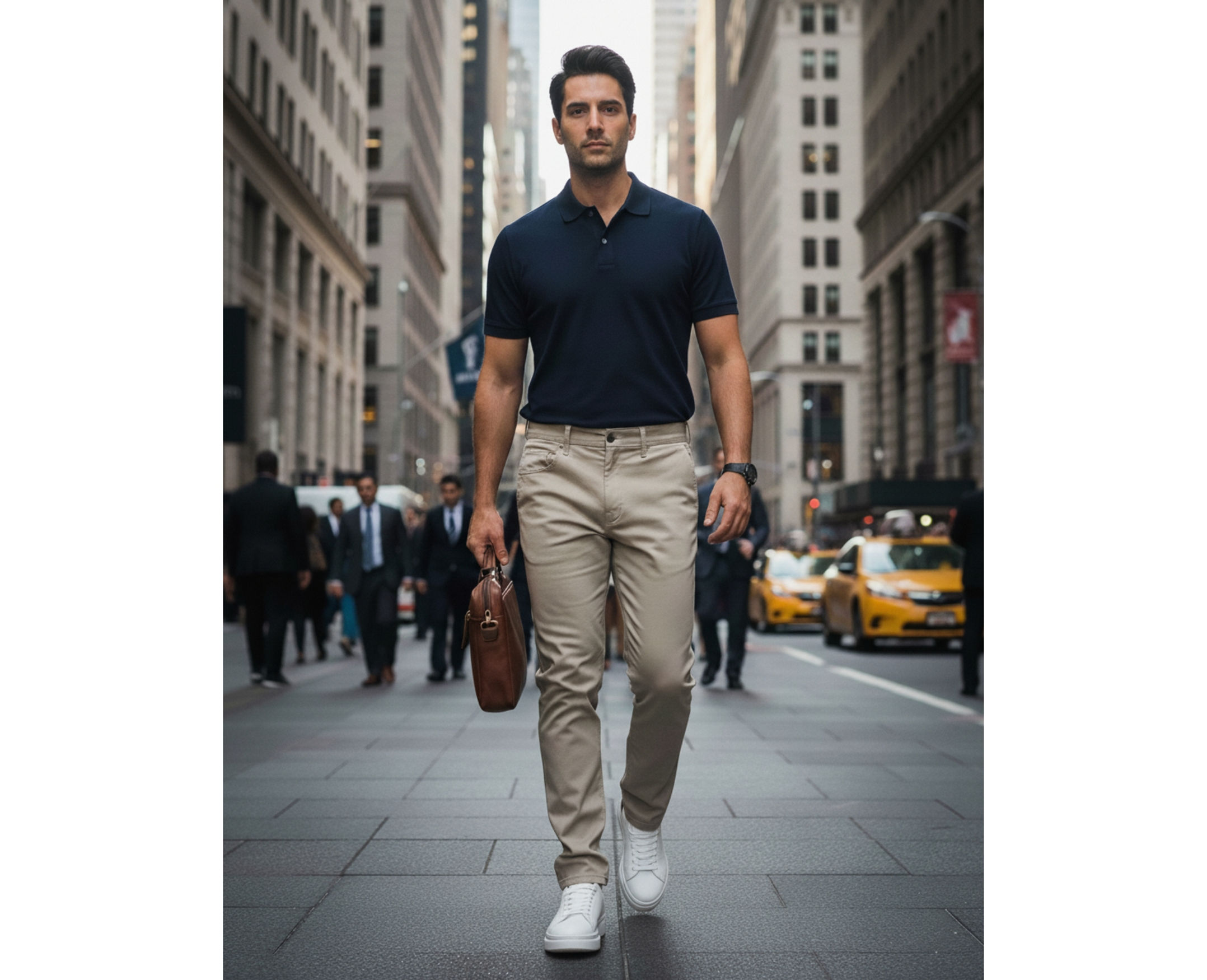 Men's Stretch Comfort Basic 5 Pocket Slim Fit Color Denim Pant