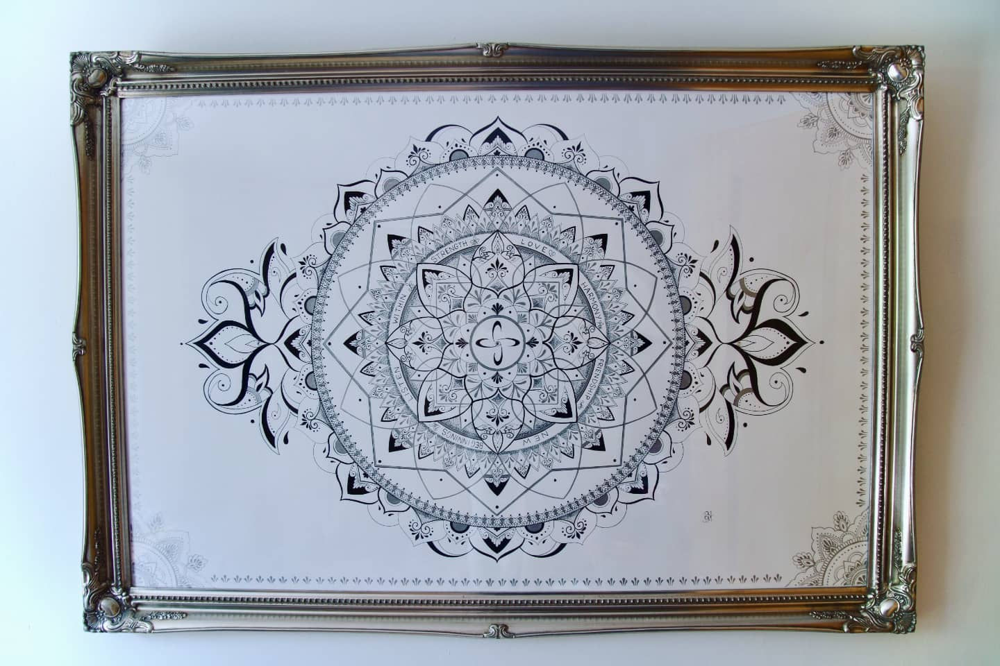 Silver Strength Mandala