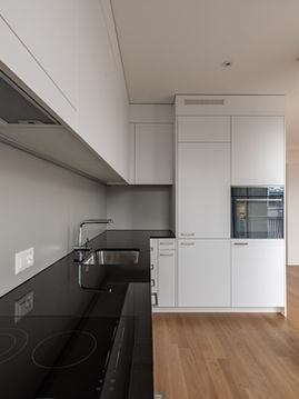 Neubau-Küche mit Design-Details