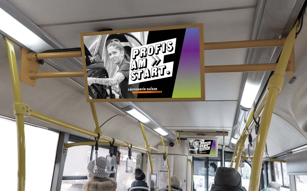 Berufsmarketing Animation Traffic Media carrosserie suisse