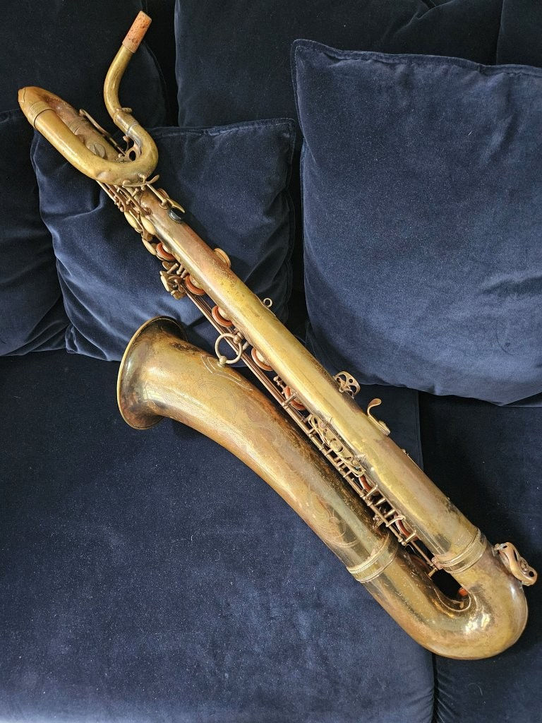 Thumbnail: SELMER MARK VI BARITONE SAX 1954 - LOW Bb