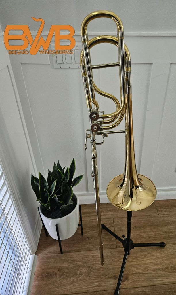 Thumbnail: CUSTOM BWB BASS TROMBONE - DUAL INDEPENDENT TRIGGERS