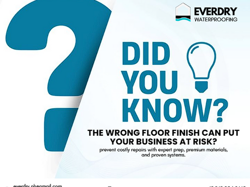 Why Choose Everdry Waterproofing for Your Floor Coating Needs?