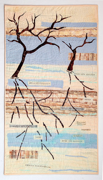 Martha Ressler, Snags, art quilt