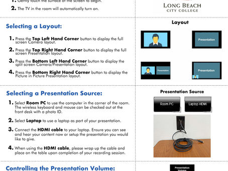 Presentation Room User Guide